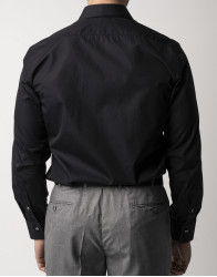 Castello d'Oro Black Shirt 100%Cotton thumbnail 4
